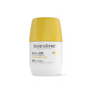 Beesline Whitening Fragrance Free Deodorant Roll On, 50ml - Makkah Pharmacy