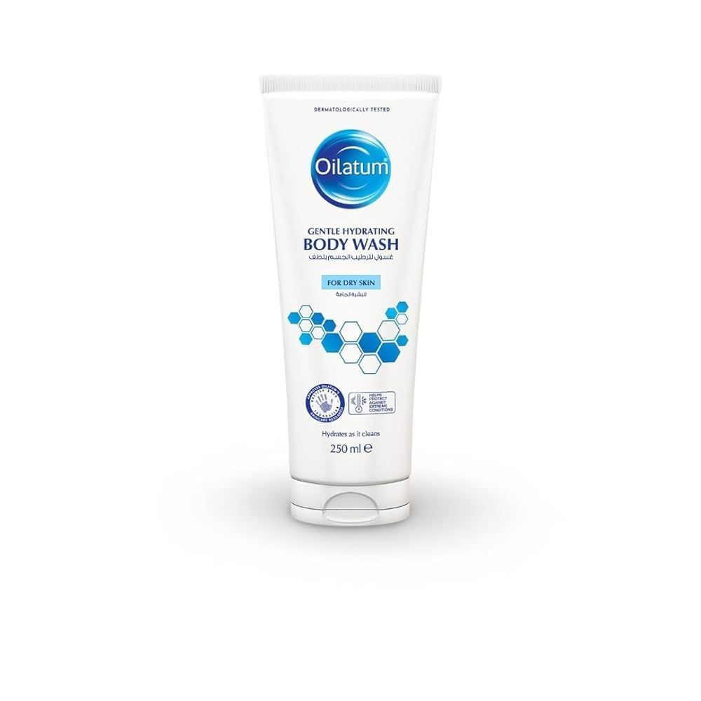 Oilatum Gentle Hydrating Body Wash for Dry Skin, 250ml - Makkah Pharmacy