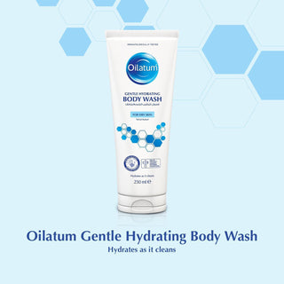 Oilatum Gentle Hydrating Body Wash for Dry Skin, 250ml - Makkah Pharmacy
