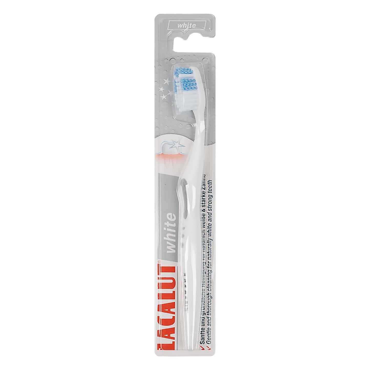 Lacalut White Toothbrush, 1 Piece - Makkah Pharmacy