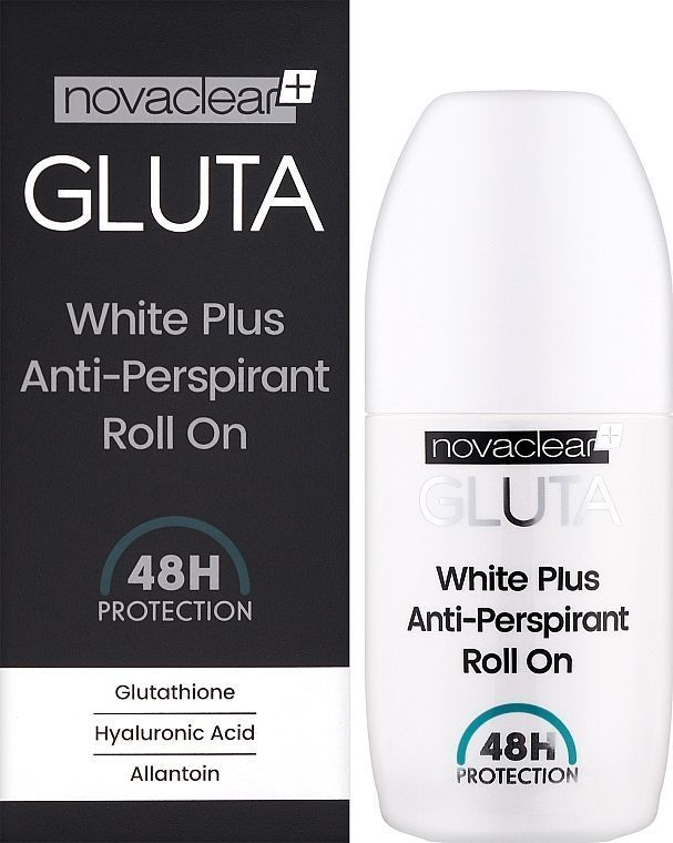 Novaclear White Plus Anti-Perspirant Roll On, 50ml - Makkah Pharmacy