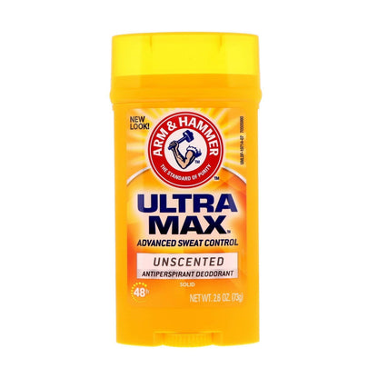 Arm & Hammer Ultra Max Unscented Deodorant, 73g - Makkah Pharmacy
