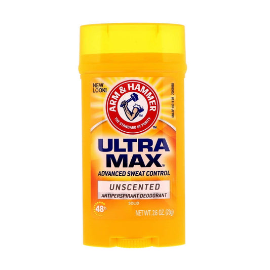 Arm & Hammer Ultra Max Unscented Deodorant, 73g - Makkah Pharmacy