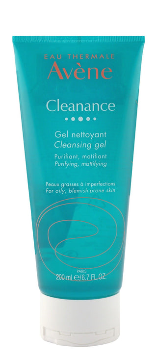 Avène Eau Thermale Cleanance Purifying & Mattifying Facial Cleansing Gel for Oily & Blemish Prone Skin, 200ml - Makkah Pharmacy