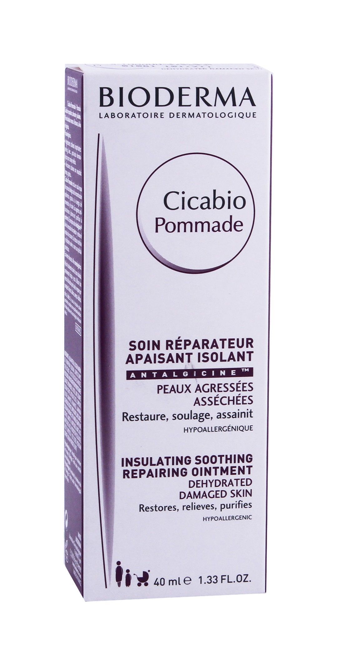 Bioderma Cicabio Hypoallergenic Insulating Soothing Ointment, 40ml - Makkah Pharmacy