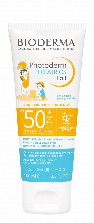 Bioderma Photoderm Pediatrics Lait Face & Body Sunscreen for Delicate & Atopic, 200ml - Makkah Pharmacy