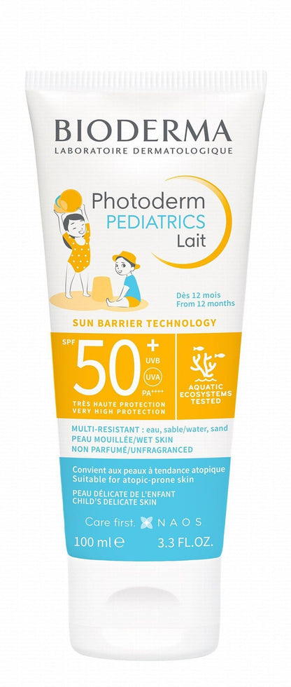 Bioderma Photoderm Pediatrics Lait Face & Body Sunscreen for Delicate & Atopic, 200ml - Makkah Pharmacy