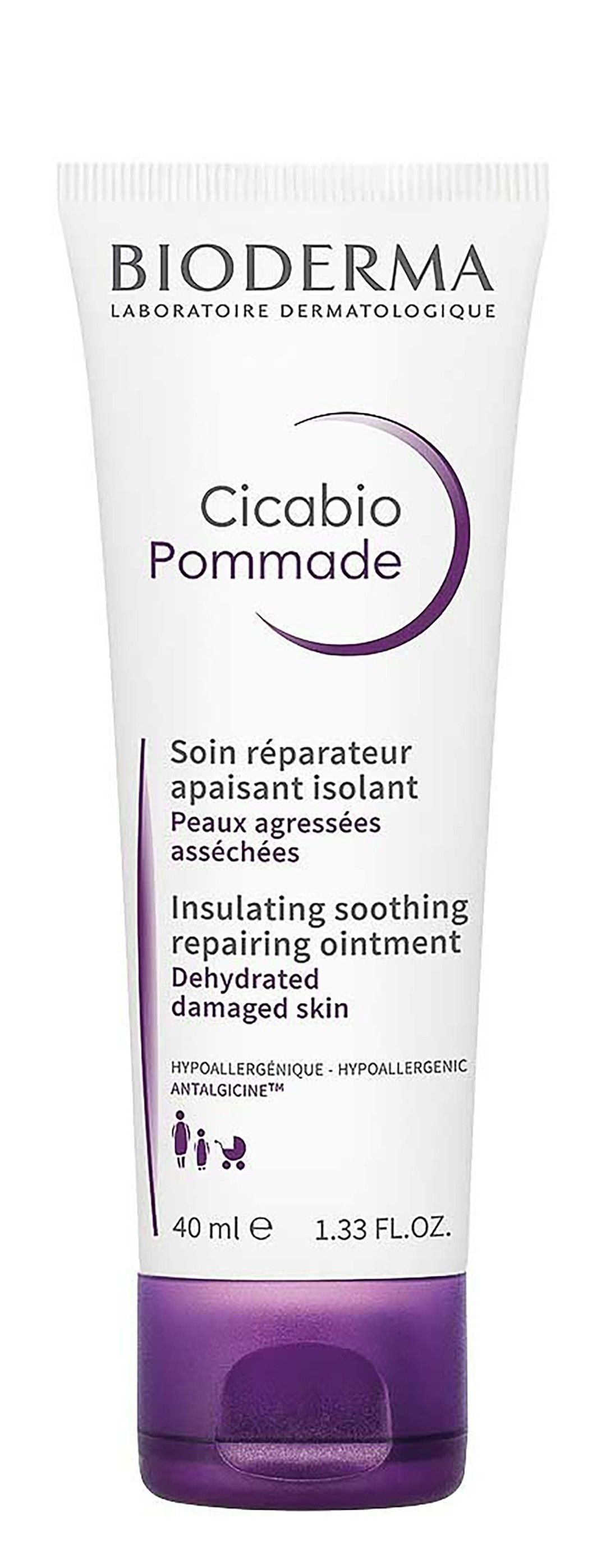 Bioderma Cicabio Hypoallergenic Insulating Soothing Ointment, 40ml - Makkah Pharmacy