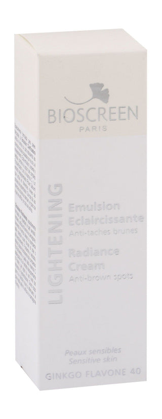Bioscreen Lightening Anti-Brown Spots Facial Cream with Ginkgo Biloba Extract for Sensitive Skin, 30ml - Makkah Pharmacy
