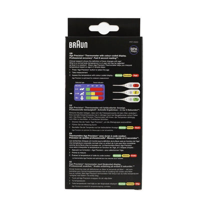 Braun Age Precision Digital Thermometer - PRT2000, 1 Piece
