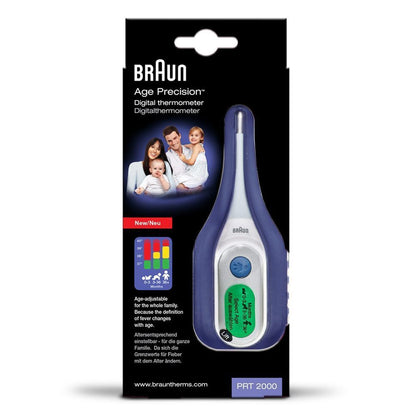 Braun Age Precision Digital Thermometer - PRT2000, 1 Piece