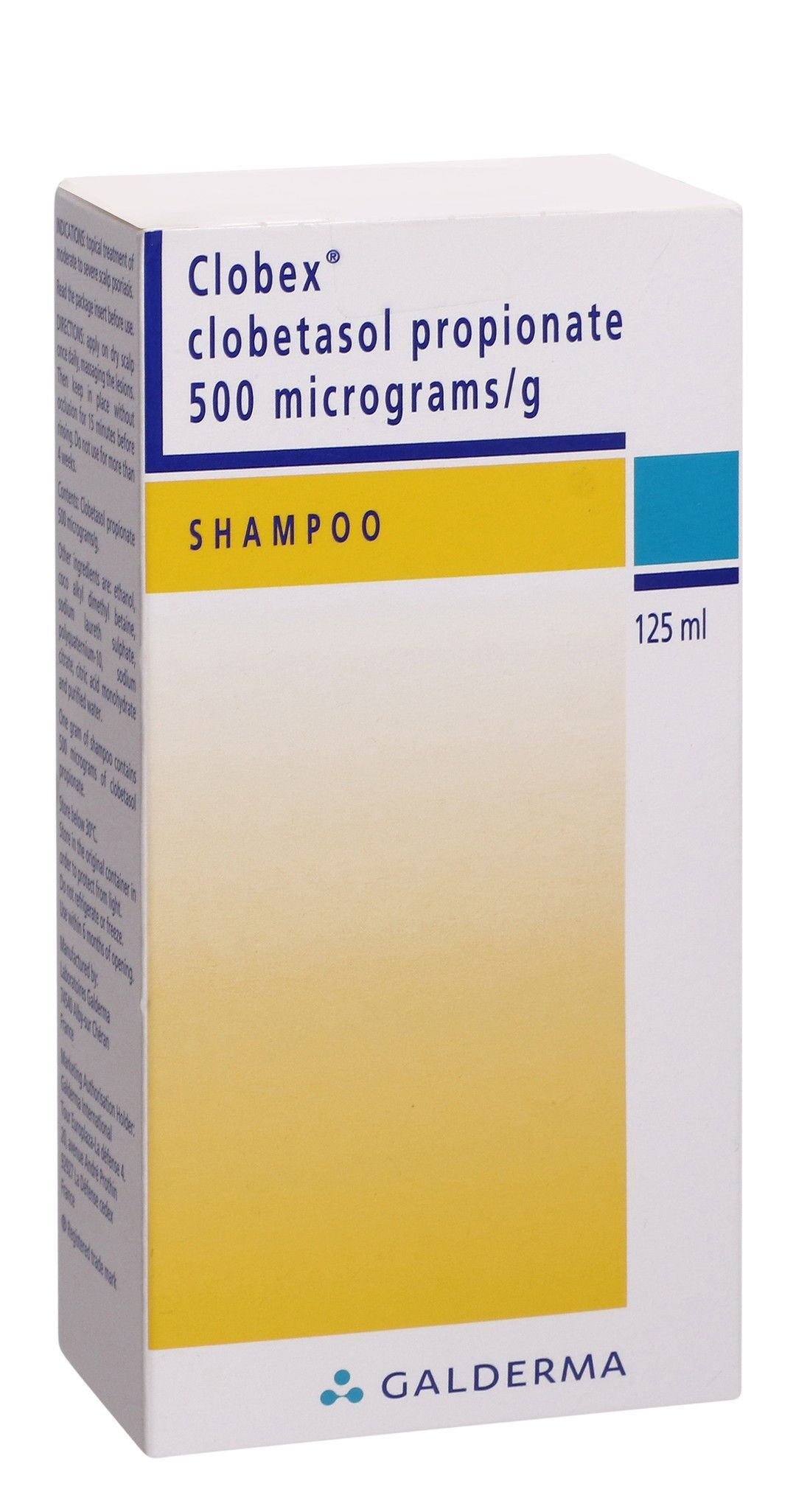 Clobex 500mcg/g Clobetasol Propionate Shampoo, 125ml - Makkah Pharmacy