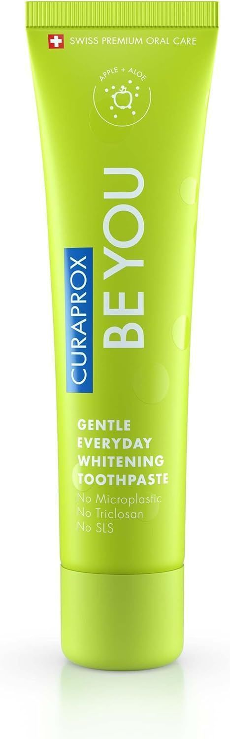 Curaprox Be You Everyday Whitening Toothpaste Apple & Aloe Flavor, 60ml - Makkah Pharmacy