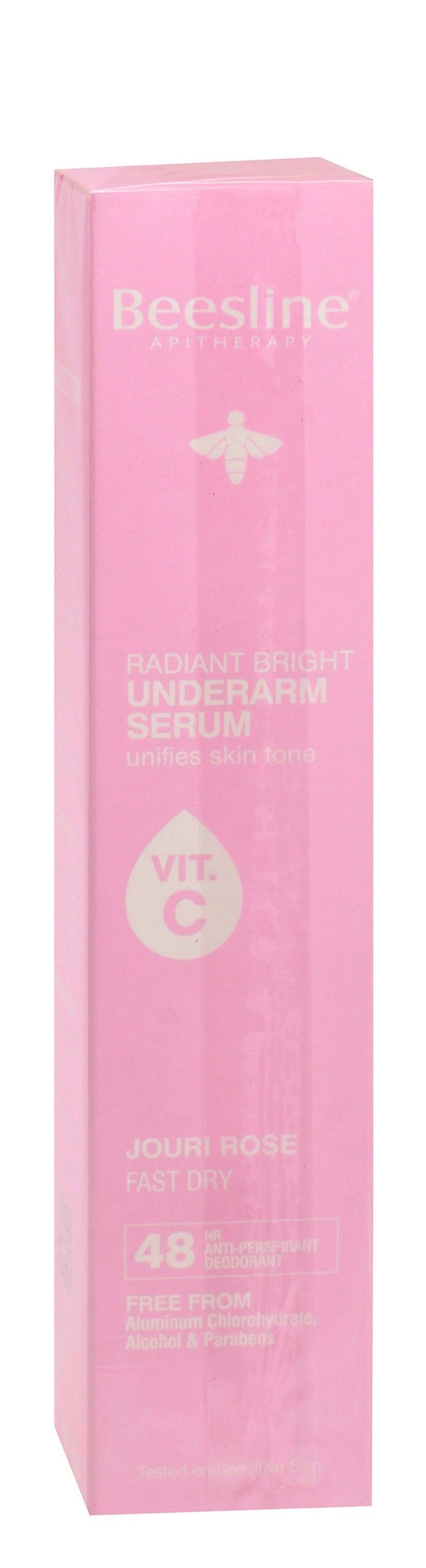 Beesline Jouri Rose Radiant Bright Underarm Serum Spray, 150ml - Makkah Pharmacy