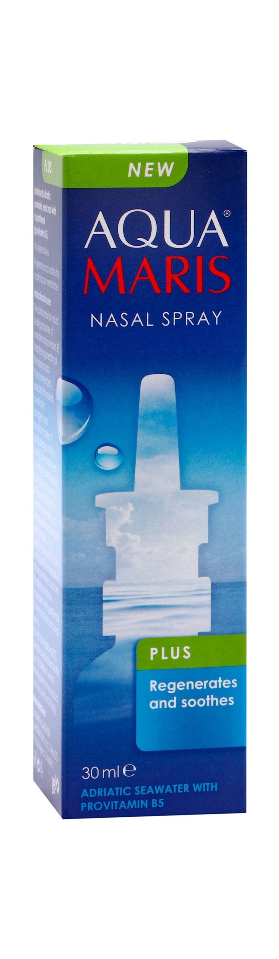 Aqua Maris Adriatic Sea Water Nasal Spray with Vitamin B5, 30ml - Makkah Pharmacy