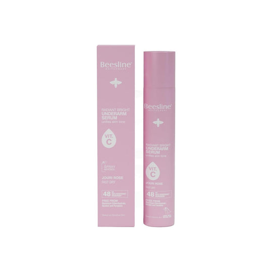 Beesline Jouri Rose Radiant Bright Underarm Serum Spray, 150ml - Makkah Pharmacy