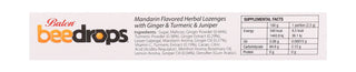 Balen Bee Drops Herbal Lozenges Mandarin Flavor with Ginger, Turmeric & Juniper Extracts, 24 Pieces - Makkah Pharmacy
