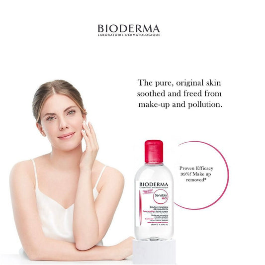 Bioderma Sensibio H2O Hypoallergenic Makeup Removing Micellar Solution for Sensitive Skin, 500ml - Makkah Pharmacy