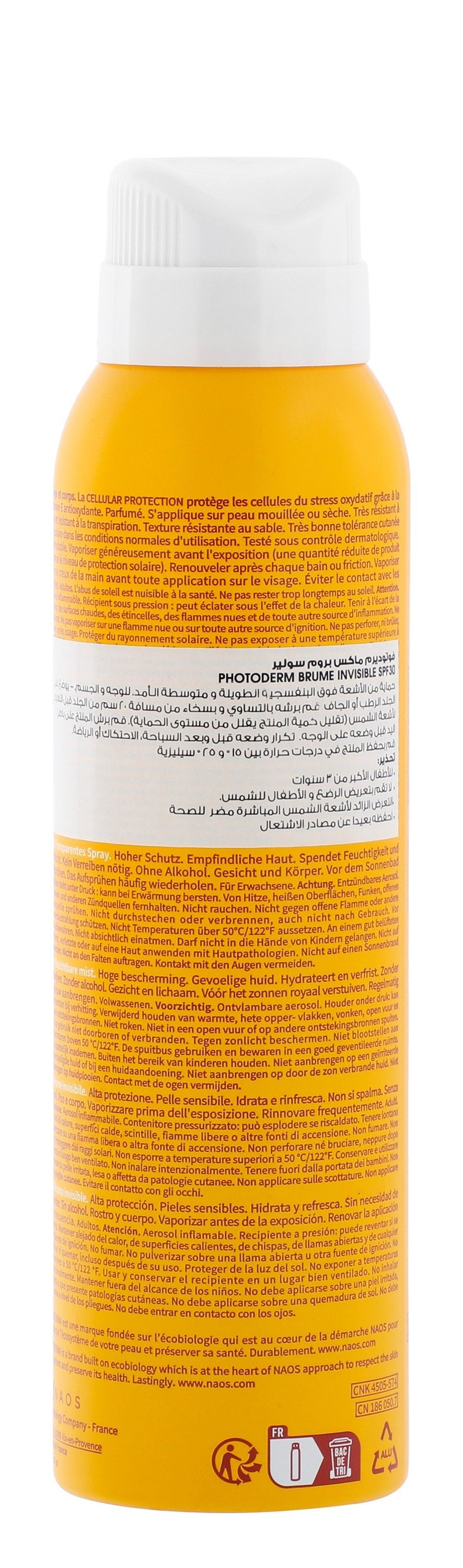 Bioderma Photoderm Brume Invisible Refreshing & Moisturizing Face & Body Sunscreen Spray for Sensitive Skin SPF30, 150ml - Makkah Pharmacy
