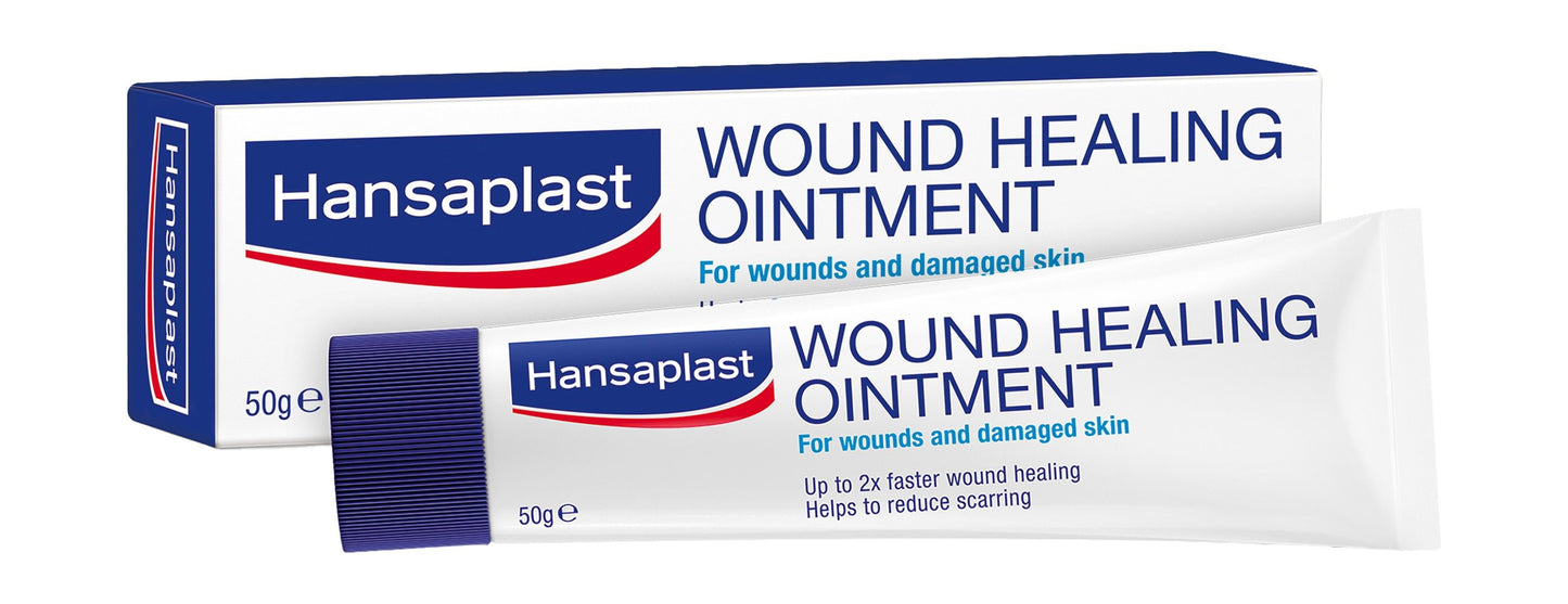 Hansaplast Wound Healing Ointment for Damaged Skin, 50g - Makkah Pharmacy