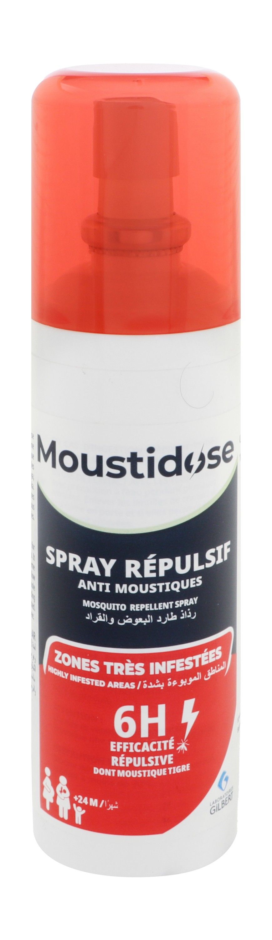 Moustidose 6H Mosquito Repellent Spray (24+ Months), 100ml - Makkah Pharmacy
