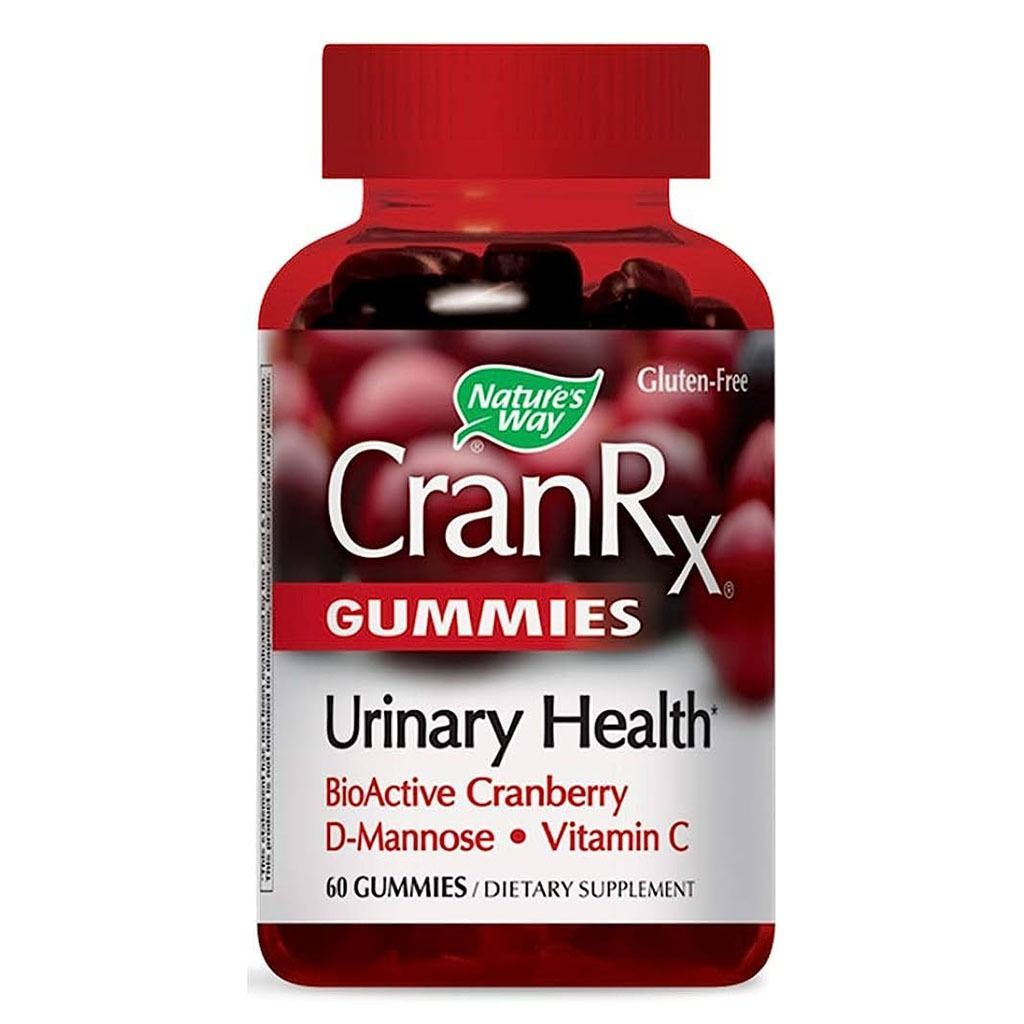 Nature's Way Cranrx Urinary Health Support Gummy Supplements with BioActive Cranberry, D-Mannose & Vitamin C, 60 Pieces - Makkah Pharmacy