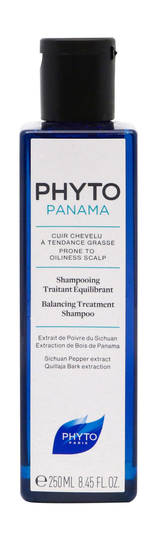 Phyto Paris Panama Balancing Treatment Shampoo with Sichuan Pepper & Quillaja Bark Extracts for Oily Scalp, 250ml