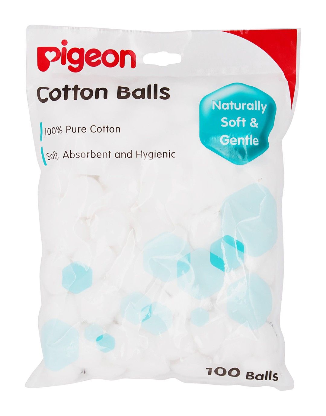 Pigeon Soft & Gentle Cotton Balls, 100 Pieces