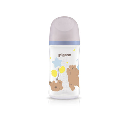 Pigeon SofTouch Gray 240ml Anti-Colic Nursing Bottle (3+ Months), 1 Piece - Makkah Pharmacy
