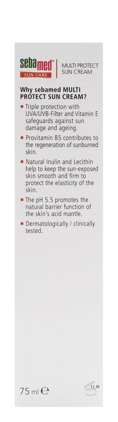 Sebamed Water-Resistant Sunscreen with Inulin, Lecithin & Vitamin E for Sun Sensitive Skin SPF50, 75ml - Makkah Pharmacy