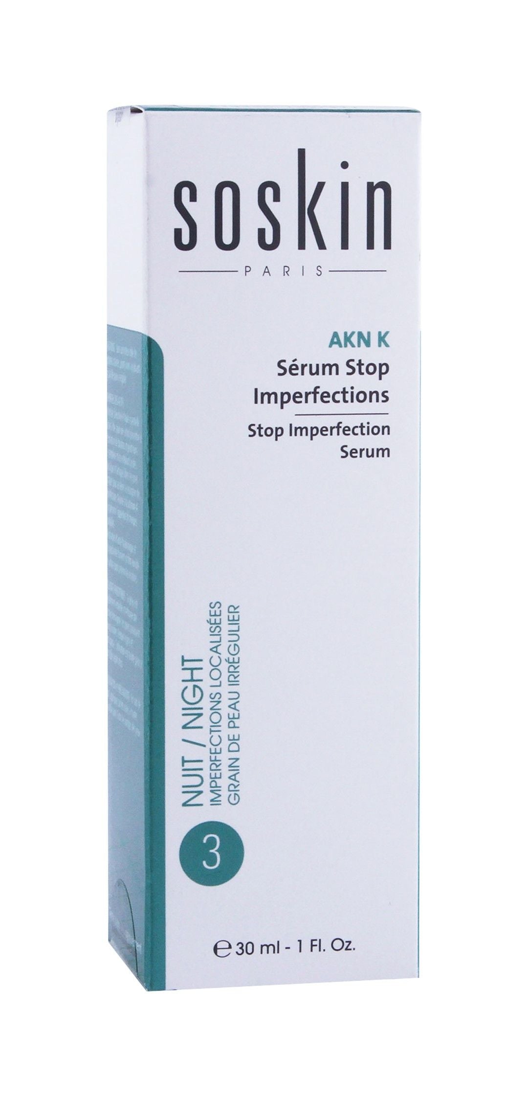 Soskin Akn K Anti-Imperfections Night Treatment Serum, 30ml - Makkah Pharmacy