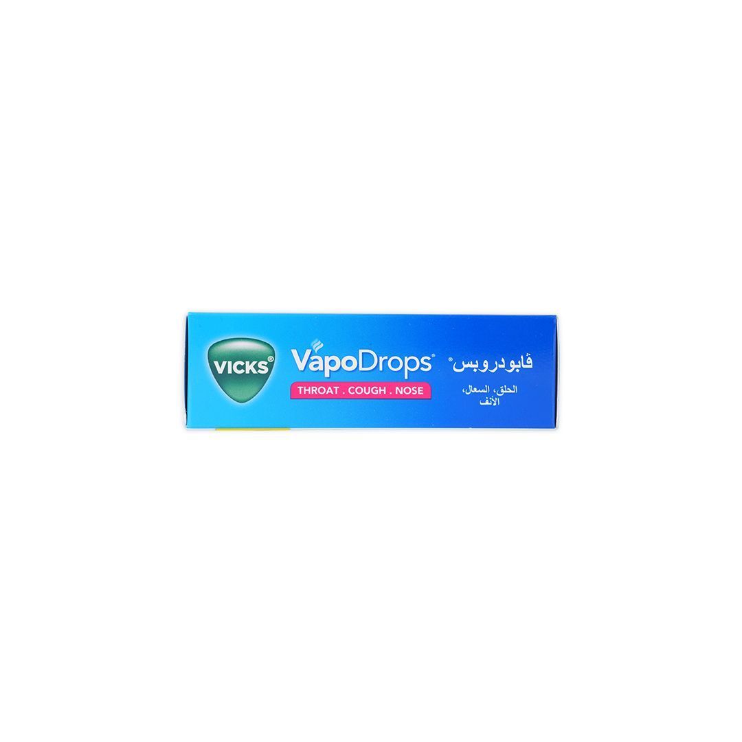 Vicks Vapo Drops Lozenges Berry & Menthol Flavor for Cough, Blocked Nose & Sore Throat, 36 Pieces - Makkah Pharmacy