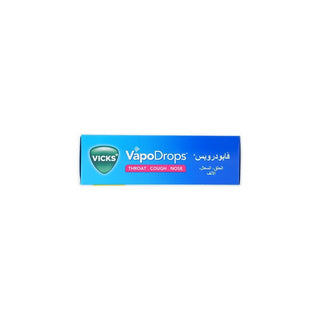 Vicks Vapo Drops Lozenges Berry & Menthol Flavor for Cough, Blocked Nose & Sore Throat, 36 Pieces - Makkah Pharmacy