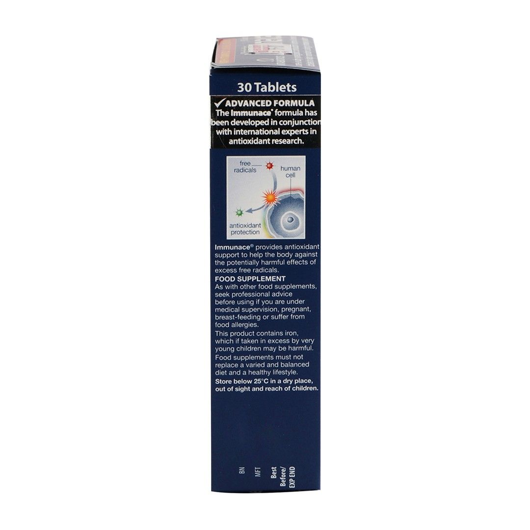 Immunace Antioxidant Immune Support Supplement, 30 Tablets - Makkah Pharmacy