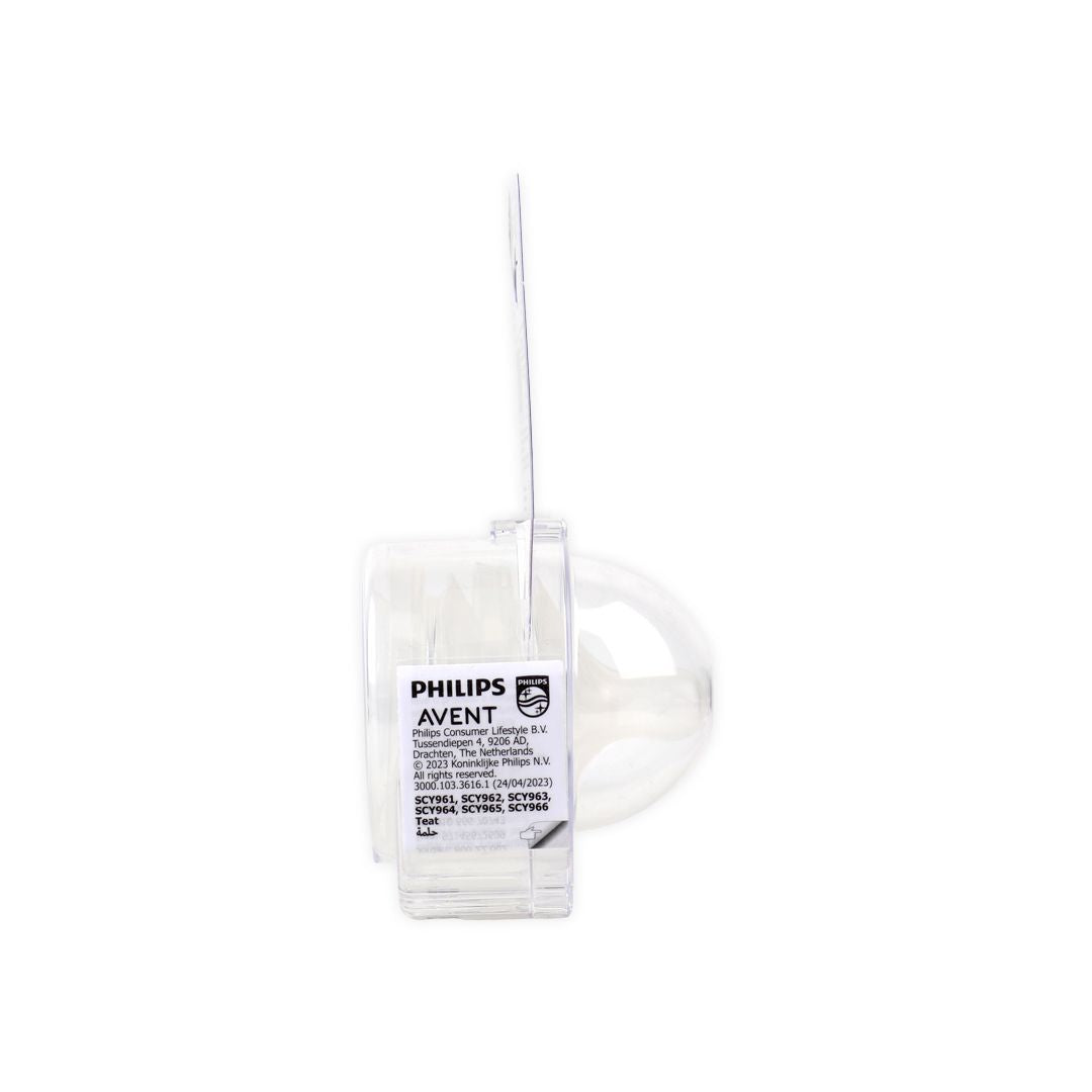 Philips Avent Natural Response Silicone Teats (3+ Months), 2 Pieces - Makkah Pharmacy