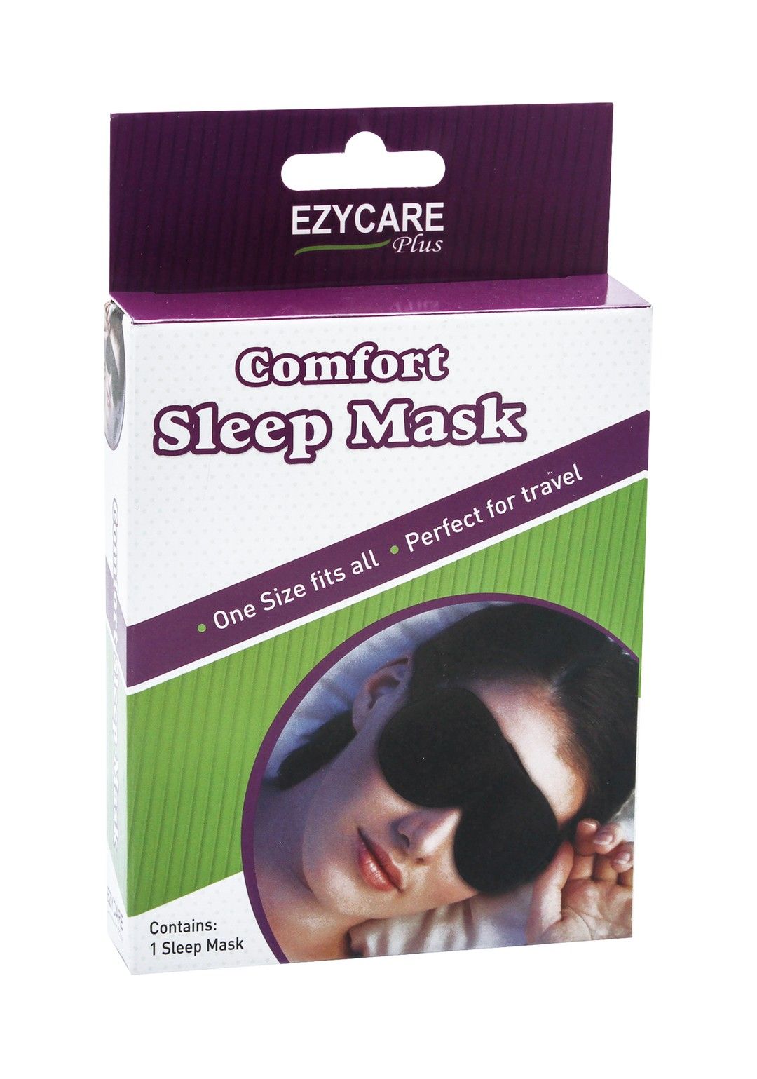 Ezycare Plus Travel Comfort Sleep Mask, 1 Piece - Makkah Pharmacy