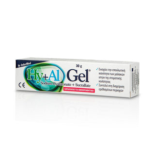 Hy+Al Oral Gel with Sodium Hyaluronate & Sucralfate for Soft Tissue Healing, 30g - Makkah Pharmacy