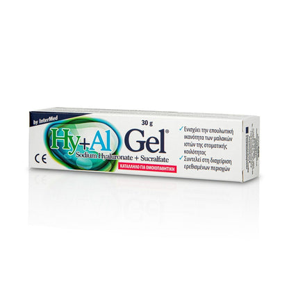 Hy+Al Oral Gel with Sodium Hyaluronate & Sucralfate for Soft Tissue Healing, 30g - Makkah Pharmacy