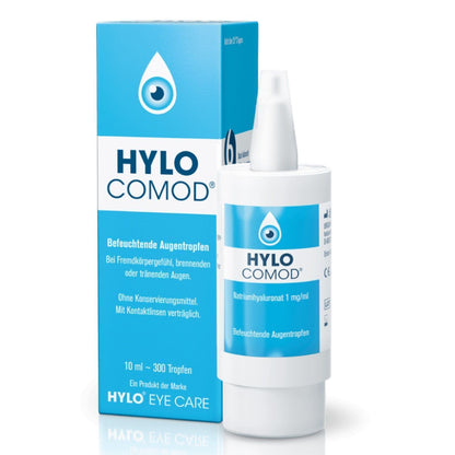 Hylo Comod 0.1% Sodium Hyaluronate Eye Drops, 10ml - Makkah Pharmacy