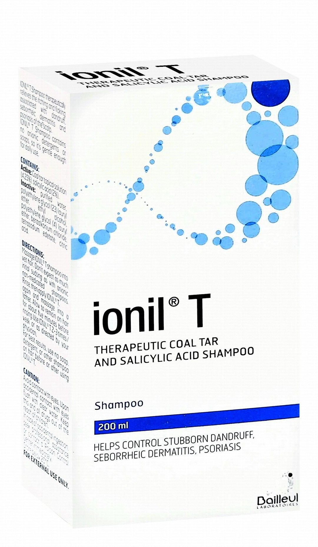 Ionil T Therapeutic Shampoo with Coal Tar & Salicyclic Acid, 200ml - Makkah Pharmacy