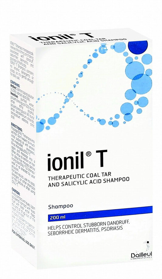 Ionil T Therapeutic Shampoo with Coal Tar & Salicyclic Acid, 200ml - Makkah Pharmacy