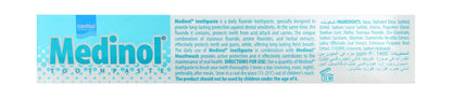 Medinol Toothpaste with Fluoride, 100ml - Makkah Pharmacy