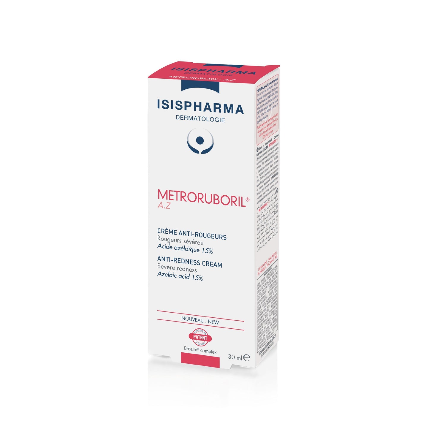 Isispharma Metroruboril Anti-Redness Face Cream, 30ml - Makkah Pharmacy
