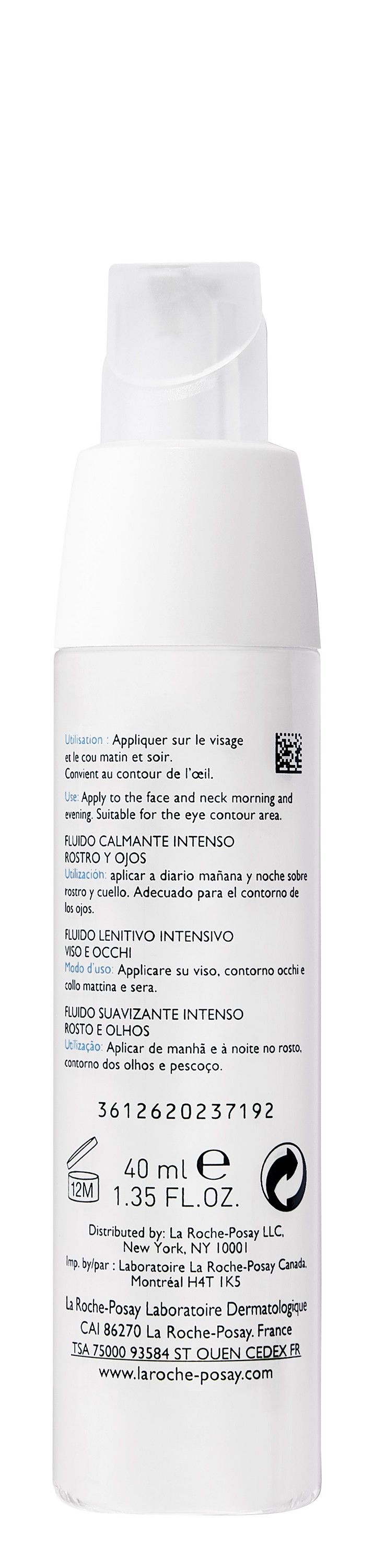 La Roche-Posay Toleraine Dermallergo Repairing, Soothing & Anti-Redness Fluid Moisturizer with Thermal Spring Water for Allergy Prone & Sensitive Skin, 40ml - Makkah Pharmacy