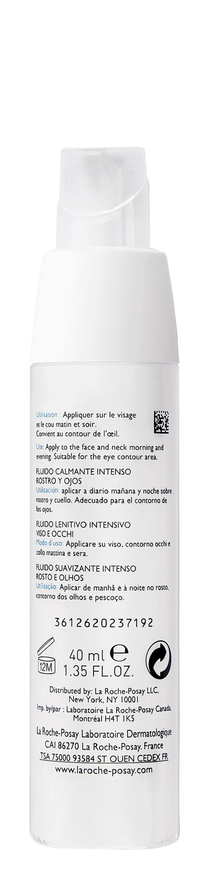 La Roche-Posay Toleraine Dermallergo Repairing, Soothing & Anti-Redness Fluid Moisturizer with Thermal Spring Water for Allergy Prone & Sensitive Skin, 40ml - Makkah Pharmacy