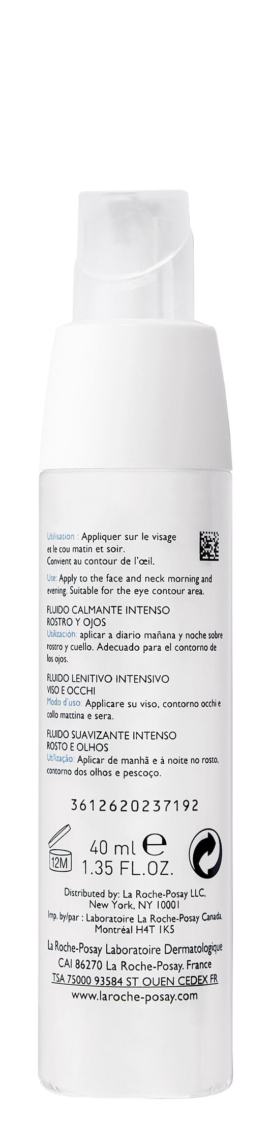 La Roche-Posay Toleraine Dermallergo Repairing, Soothing & Anti-Redness Fluid Moisturizer with Thermal Spring Water for Allergy Prone & Sensitive Skin, 40ml - Makkah Pharmacy