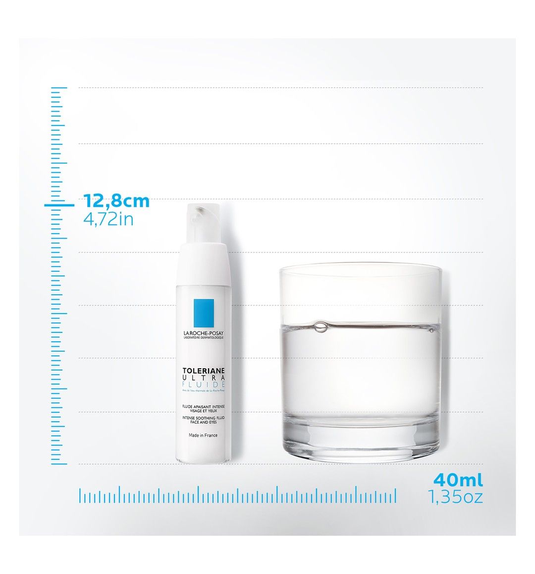 La Roche-Posay Toleraine Dermallergo Repairing, Soothing & Anti-Redness Fluid Moisturizer with Thermal Spring Water for Allergy Prone & Sensitive Skin, 40ml - Makkah Pharmacy