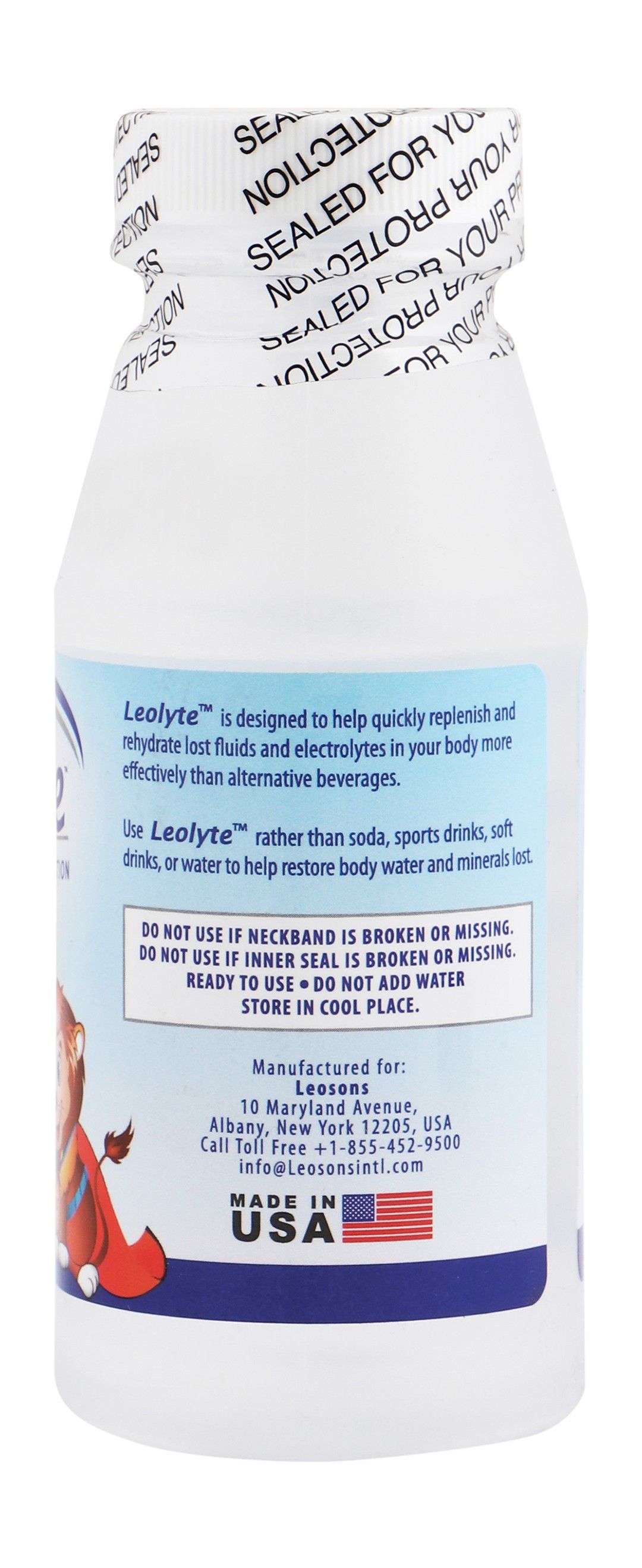 Leolyte Oral Maintenance Solution Unflavored, 237ml - Makkah Pharmacy
