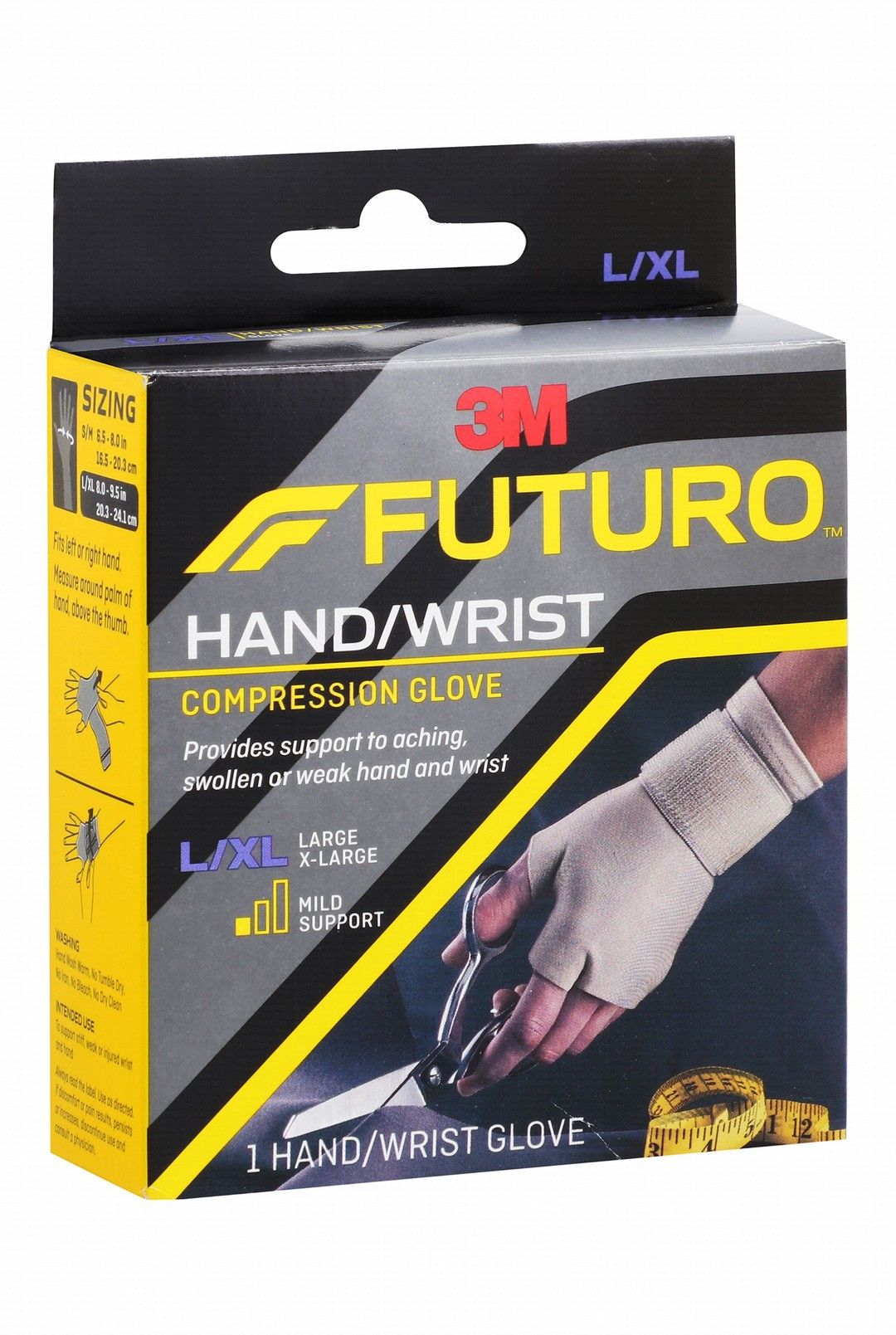 Futuro Large to XL Hand & Wrist Support Glove (20.5-24.1cm), 1 Piece - Makkah Pharmacy