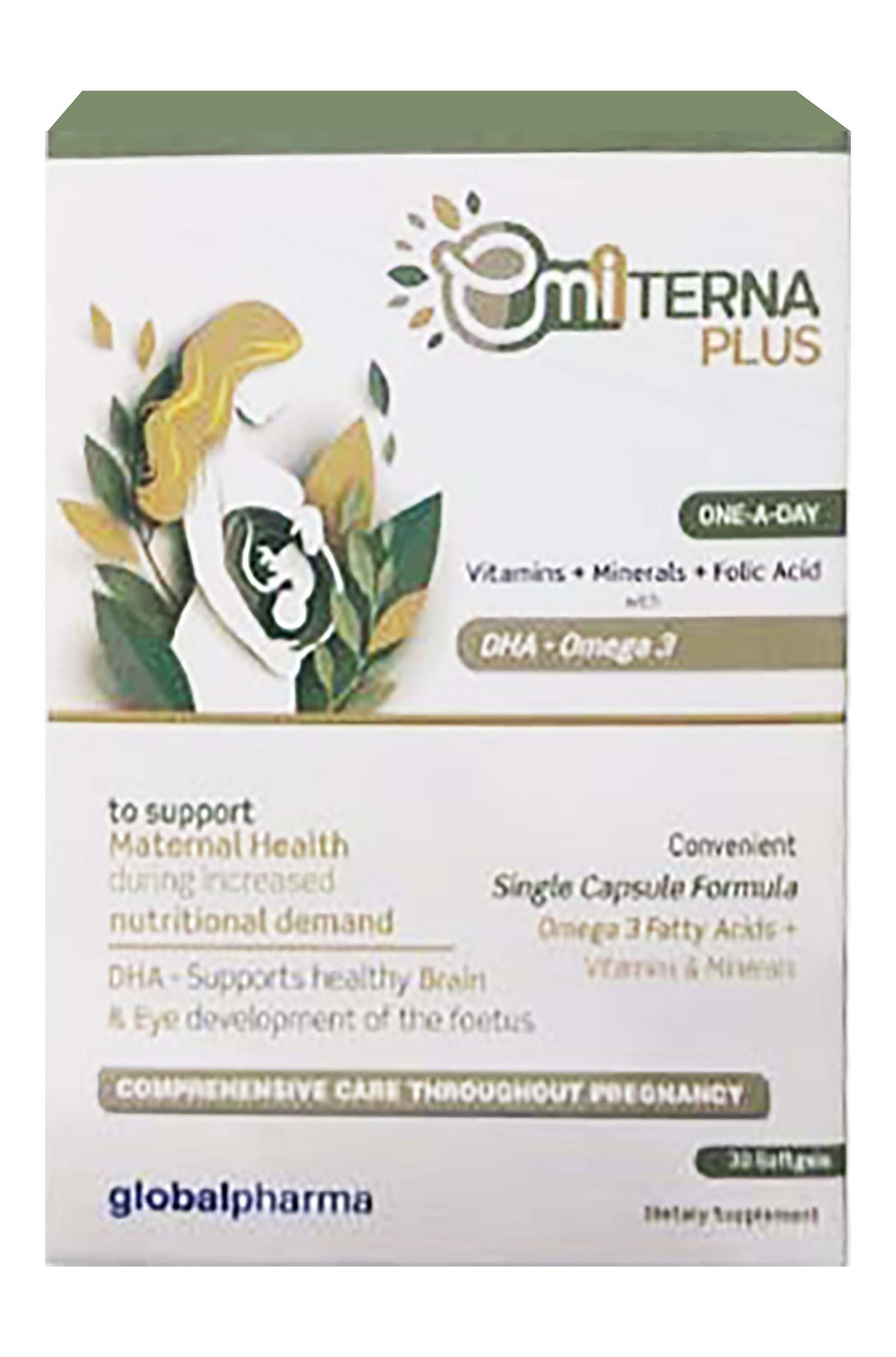 Globalpharma Emiterna Plus Maternity Supplement, 30 Softgels
